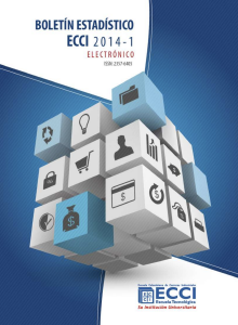 Boletín Estadístico ECCI 2014 - 1